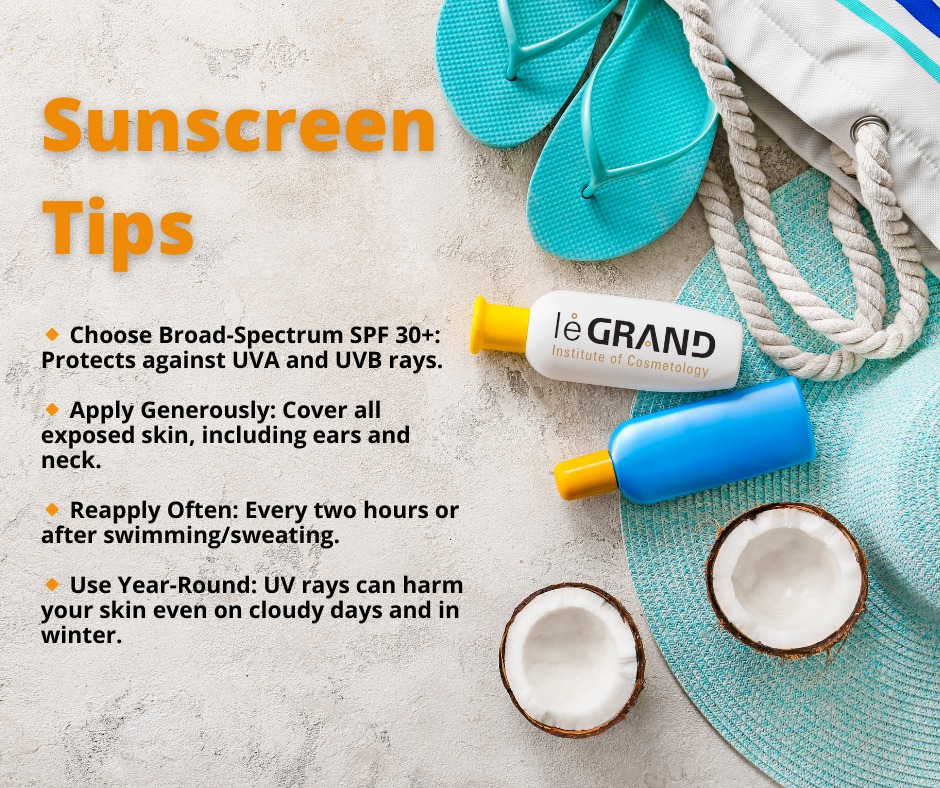 Sunscreen Tips From LeGrand